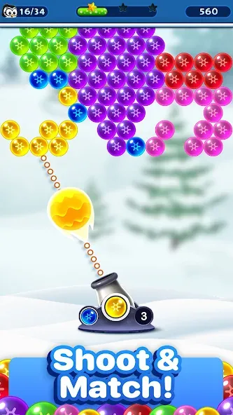 Bubble Pop Games: Shooter Cash  [МОД Много монет] Screenshot 3