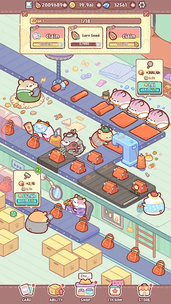 Hamster Bag Factory : Tycoon (Хэмстер сумка фабрика)  [МОД Unlocked] Screenshot 4