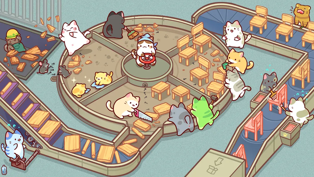 Kitty Cat Tycoon (Китти Кэт Тайкун)  [МОД Бесконечные деньги] Screenshot 3