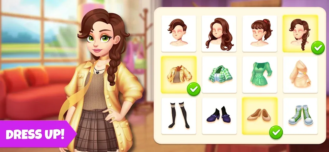 Makeover Blast: Dressup Salon (Мейковер Бласт)  [МОД Меню] Screenshot 3