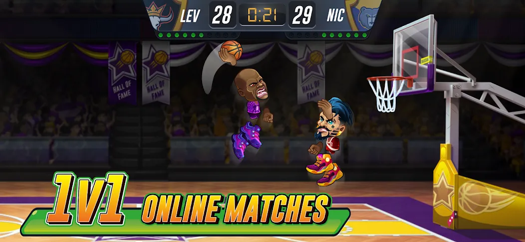 Basketball Arena: Online Game (Баскетбольная арена)  [МОД Все открыто] Screenshot 1