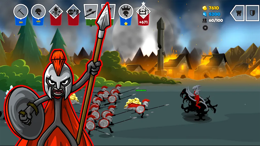 Stick War: Saga (Стик Вар 3)  [МОД Меню] Screenshot 3