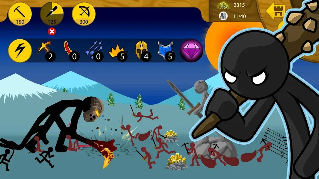 Stick War: Legacy (Стик Вар)  [МОД Много монет] Screenshot 5