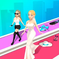 Взломанная Fashion Battle - Catwalk Queen  [МОД Unlimited Money] - последняя версия apk на Андроид