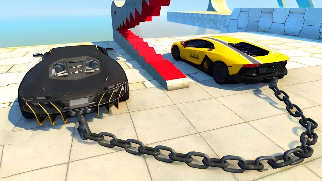 Stunt Car Crash (Стант Кар Краш)  [МОД Menu] Screenshot 2