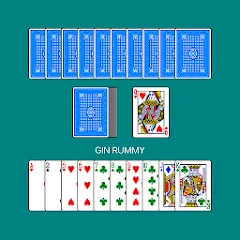 Взлом Gin Rummy (Джин Рамми)  [МОД Mega Pack] - полная версия apk на Андроид