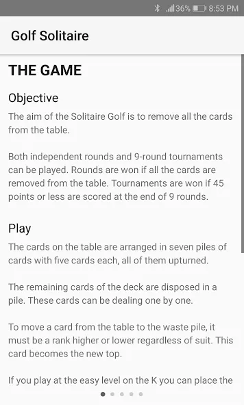 Golf Solitaire (Гольф солитер)  [МОД Menu] Screenshot 4