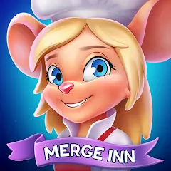 Взломанная Merge Inn - Cafe Merge Game (Мердж Инн)  [МОД Все открыто] - последняя версия apk на Андроид