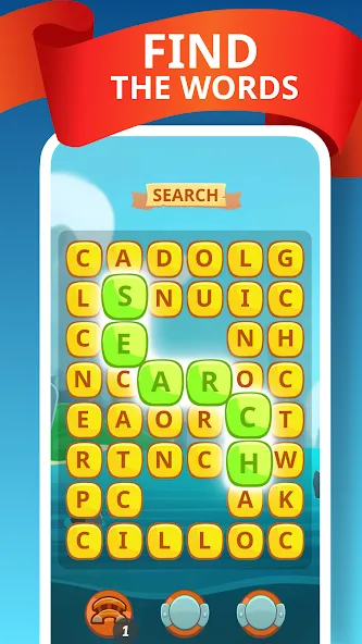 Word Treasure Hunt  [МОД Много монет] Screenshot 1