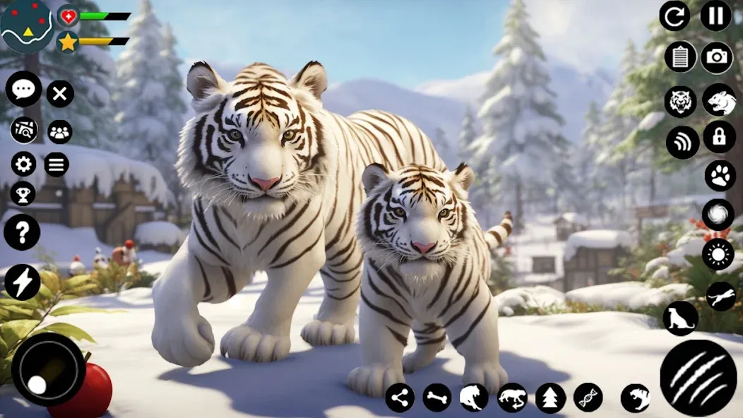 Arctic White Tiger Family Sim  [МОД Mega Pack] Screenshot 5