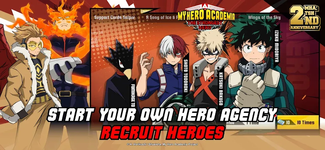 MHA:The Strongest Hero (Эмха)  [МОД Unlimited Money] Screenshot 5