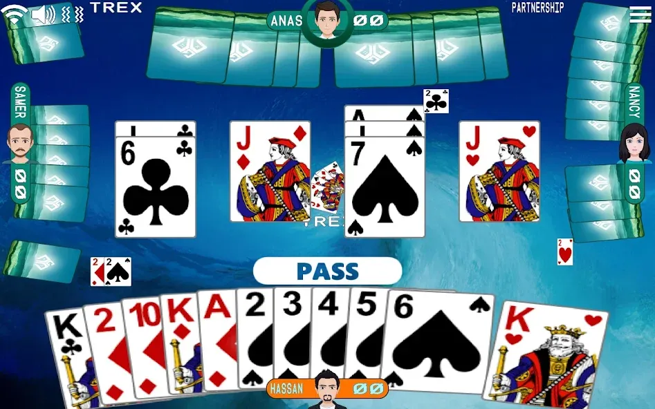 Golden Card Games Tarneeb Trix (Голден Кард Геймс Тарниб Трикс)  [МОД Mega Pack] Screenshot 2