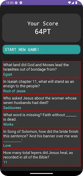 Bible Trivia (Библейские загадки)  [МОД Много денег] Screenshot 3