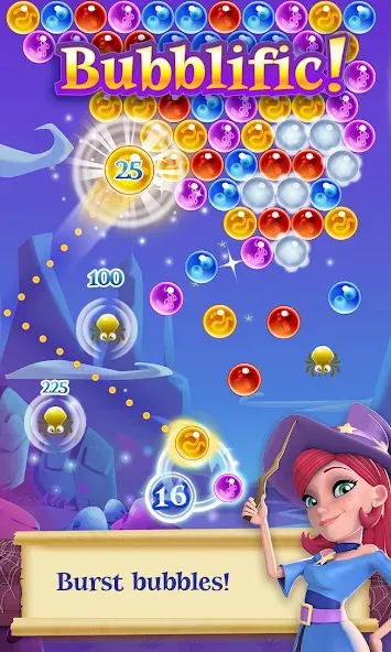 Bubble Witch 2 Saga (Бабл Витч 2 Сага)  [МОД Много денег] Screenshot 1