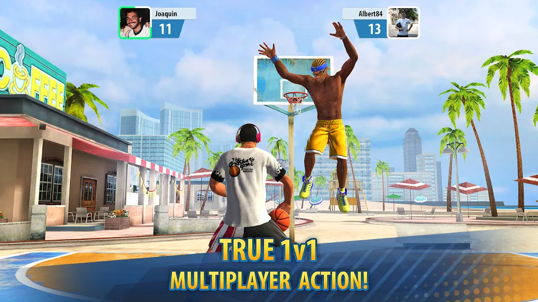 Basketball Stars: Multiplayer (Баскетбол Старс)  [МОД Unlocked] Screenshot 2