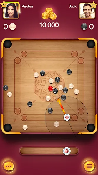 Carrom Pool: Disc Game (Карром Пул)  [МОД Бесконечные деньги] Screenshot 4