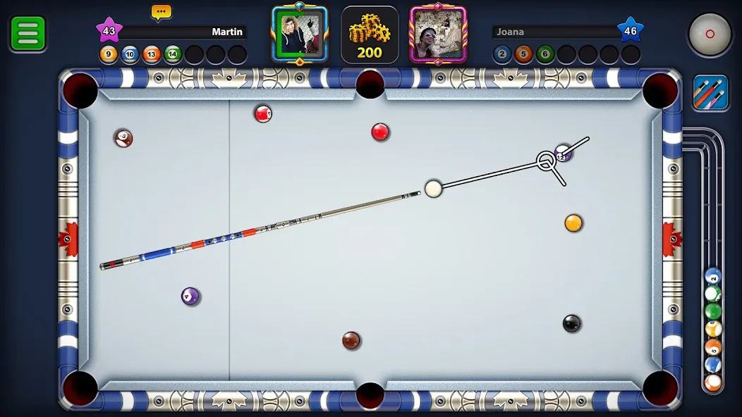 8 Ball Pool (Шаровый Бильярд)  [МОД Меню] Screenshot 3