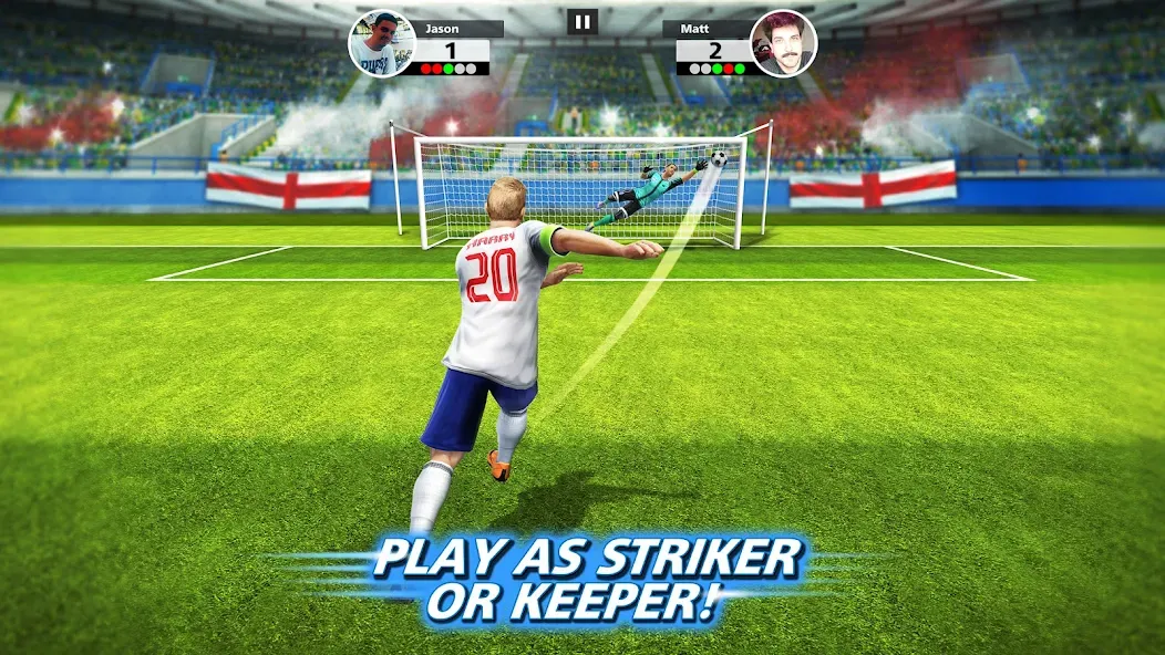 Football Strike: Online Soccer (Футбольный забастовка)  [МОД Unlocked] Screenshot 1