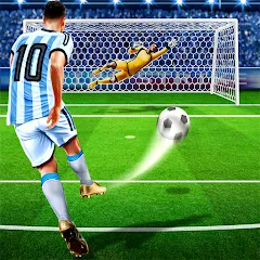 Взломанная Football Strike: Online Soccer (Футбольный забастовка)  [МОД Unlocked] - полная версия apk на Андроид