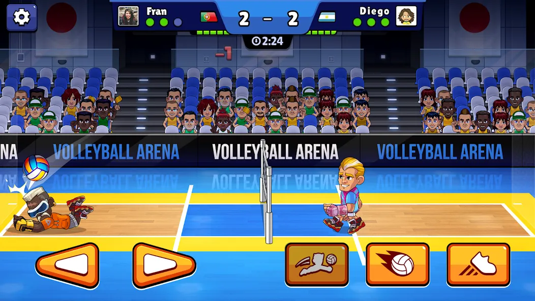 Volleyball Arena: Spike Hard (Волейбольная арена)  [МОД Unlimited Money] Screenshot 1