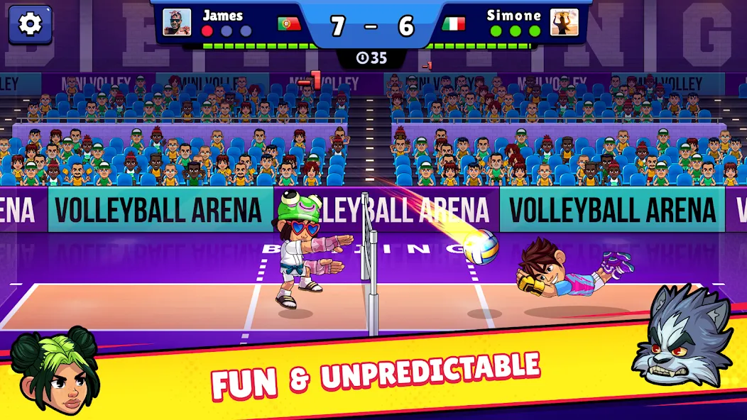 Volleyball Arena: Spike Hard (Волейбольная арена)  [МОД Unlimited Money] Screenshot 2