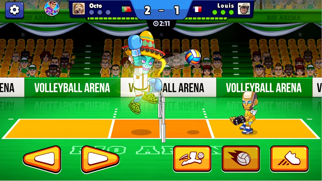 Volleyball Arena: Spike Hard (Волейбольная арена)  [МОД Unlimited Money] Screenshot 3