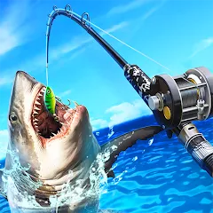 Взлом Ultimate Fishing! Fish Game  [МОД Много денег] - полная версия apk на Андроид