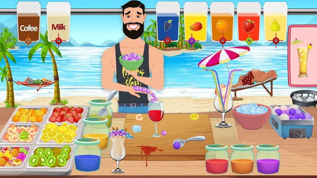 Boba cocktail:DIY recipe games  [МОД Меню] Screenshot 5