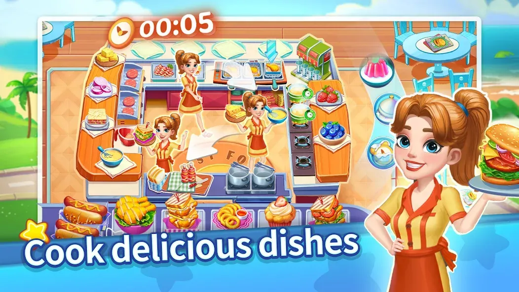 Cooking Master Adventure Games (Кукинг Мастер)  [МОД Бесконечные монеты] Screenshot 1