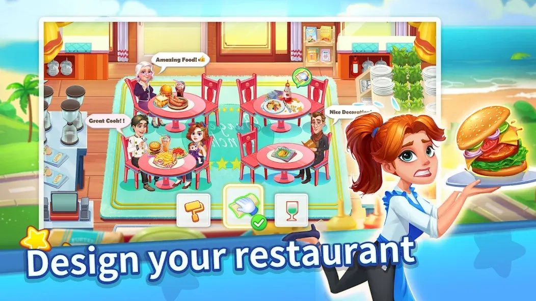 Cooking Master Adventure Games (Кукинг Мастер)  [МОД Бесконечные монеты] Screenshot 2