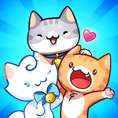 Скачать взломанную Cat Game - The Cats Collector!  [МОД Unlimited Money] - стабильная версия apk на Андроид