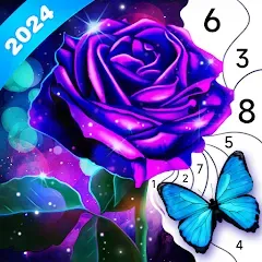 Взлом Fancy Color - Paint By Number (Фэнси Колор)  [МОД Много монет] - полная версия apk на Андроид