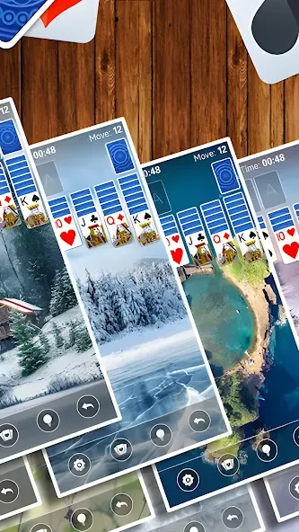 Solitaire Card Game (Солитер карточная игра)  [МОД Unlocked] Screenshot 4