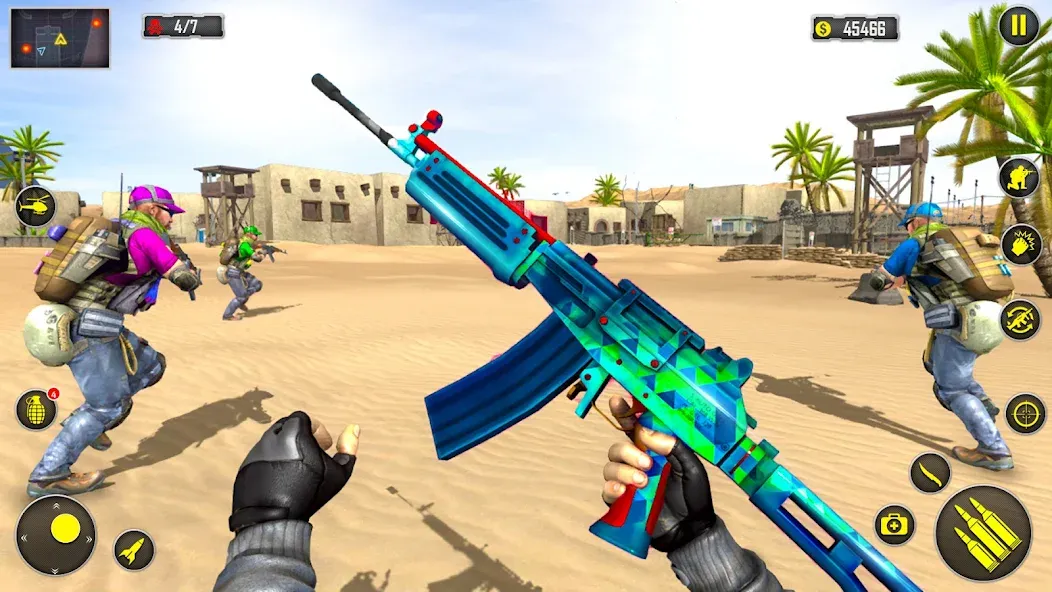 Fps Shooting Strike: Gun Games  [МОД Menu] Screenshot 1