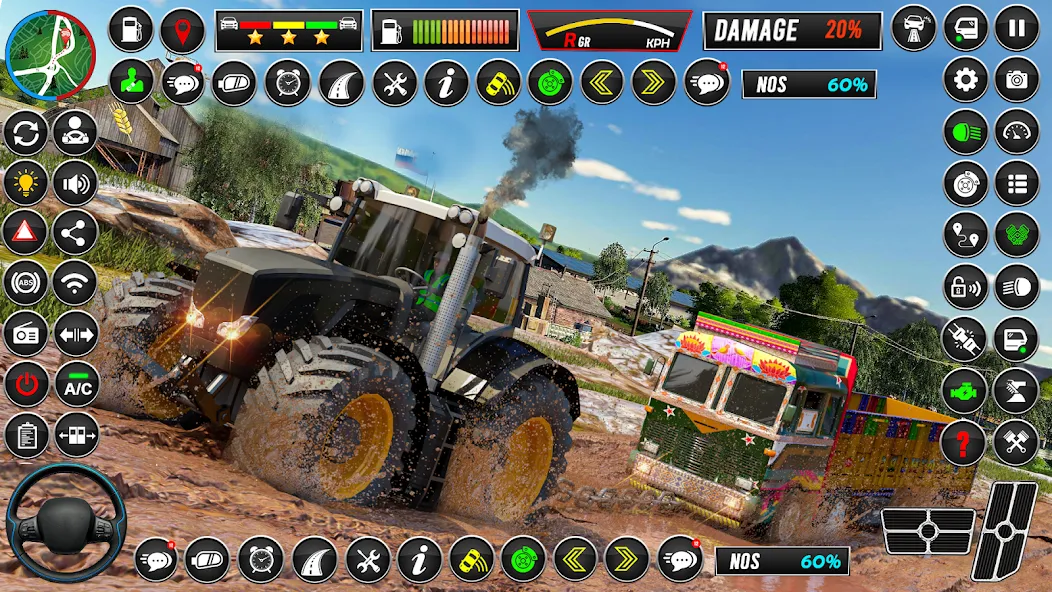 Indian Tractor Games Simulator  [МОД Все открыто] Screenshot 3