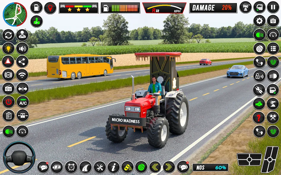 Indian Tractor Games Simulator  [МОД Все открыто] Screenshot 5