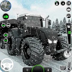 Взломанная Indian Tractor Games Simulator  [МОД Все открыто] - стабильная версия apk на Андроид