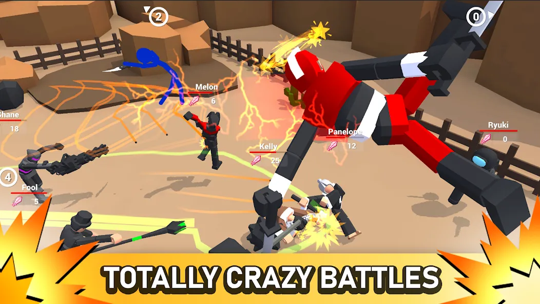 Smashgrounds.io: Ragdoll Arena  [МОД Unlimited Money] Screenshot 3