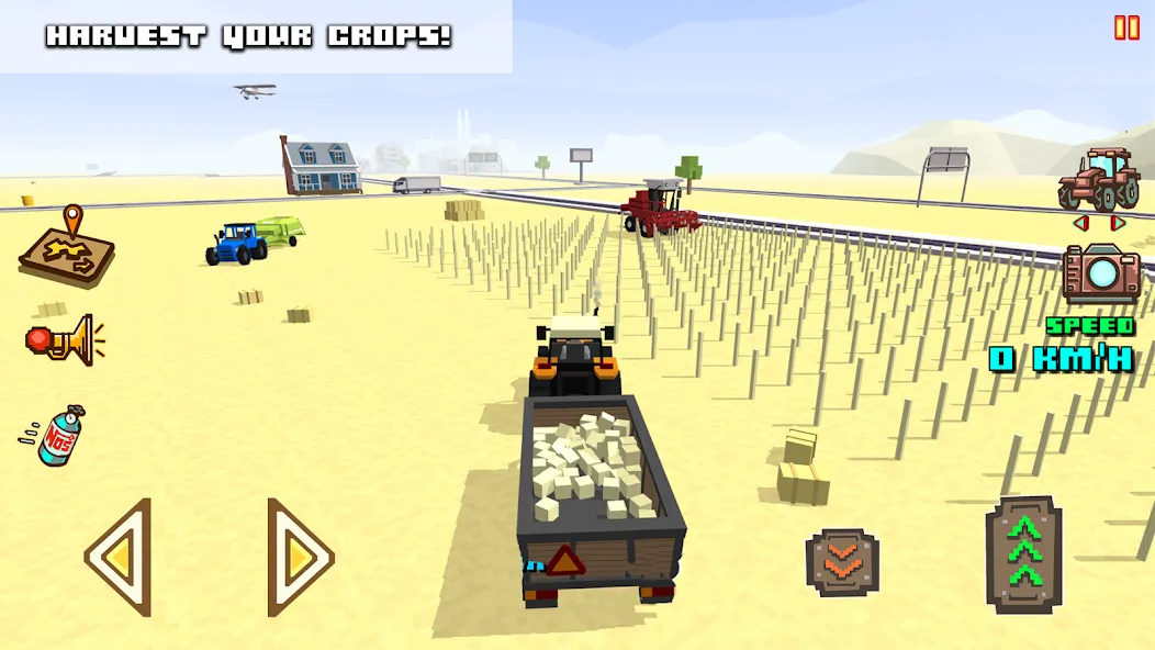 Blocky Farm Racing & Simulator  [МОД Много денег] Screenshot 4