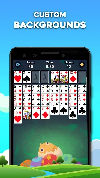 FreeCell Solitaire: Card Games (Фрицелл пасьянс)  [МОД Много денег] Screenshot 3