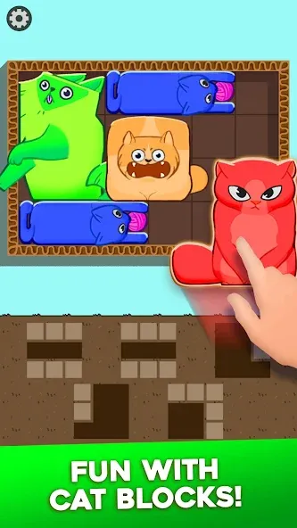 Block Puzzle Cats (Блок Пазл Кошки)  [МОД Все открыто] Screenshot 1