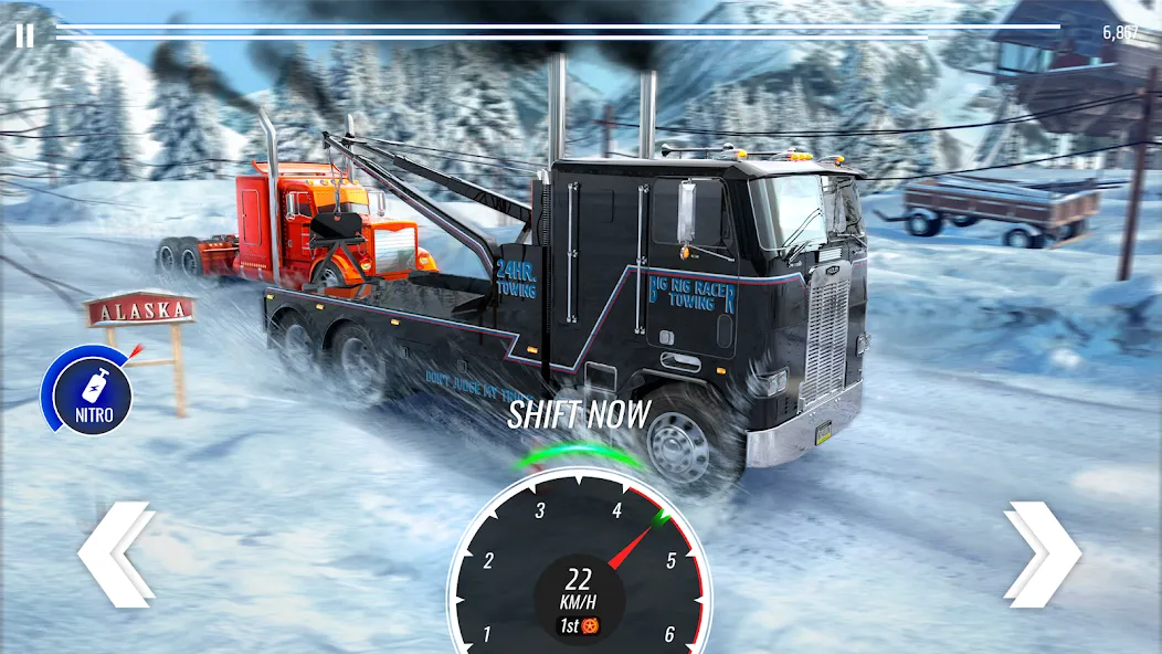 Big Rig Racing: Drag racing (Биг Риг Рейсинг)  [МОД Много монет] Screenshot 2