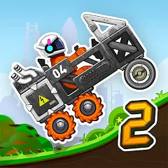 Взломанная Rovercraft 2: Race a space car (Роверкрафт 2)  [МОД Бесконечные монеты] - полная версия apk на Андроид