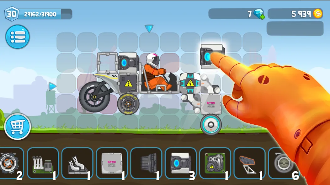 Rovercraft:Race Your Space Car (Роверкрафт)  [МОД Много монет] Screenshot 2