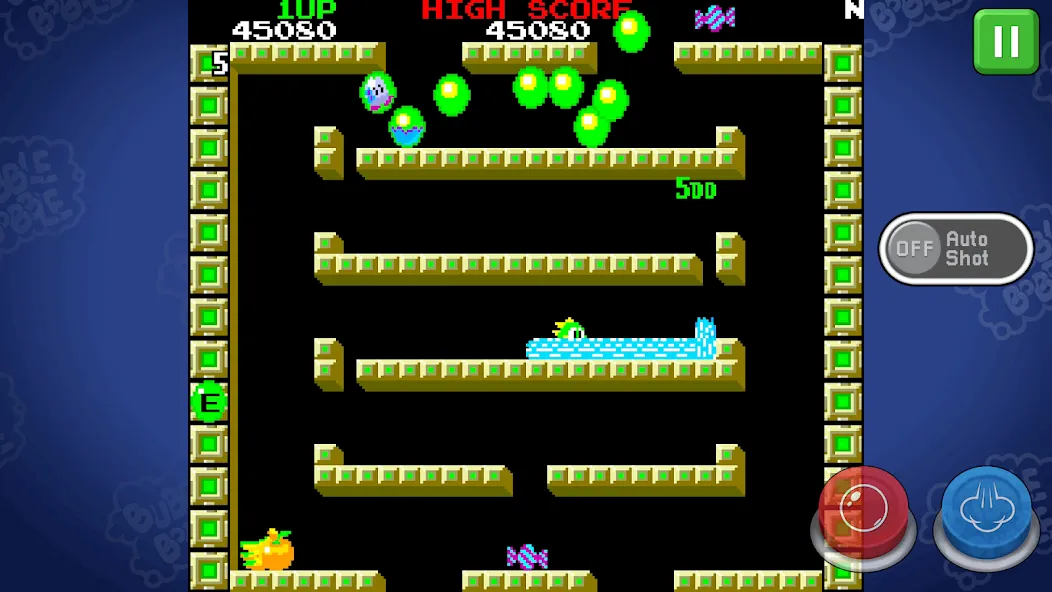 BUBBLE BOBBLE classic (БАБЛ БОББЛ классика)  [МОД Unlocked] Screenshot 1