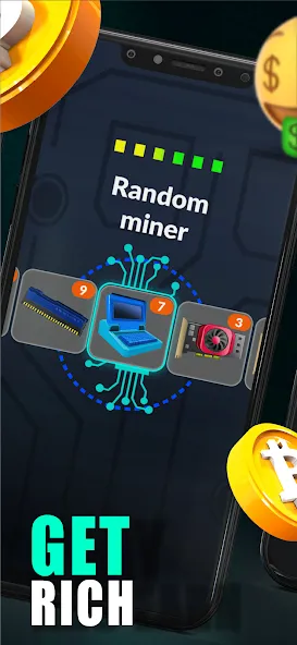 Merge Crypto Miner: Earn Money (Мердж Крипто Майнер)  [МОД Много монет] Screenshot 2