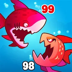 Взломанная Eat Fish.IO : Fish Battle  [МОД Меню] - последняя версия apk на Андроид