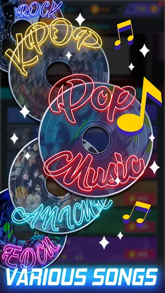 Tap Tap Music-Pop Songs  [МОД Много монет] Screenshot 4