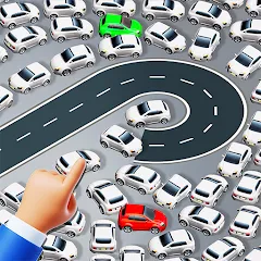 Взломанная Parking Jam: Car Parking Games (Паркинг Джем)  [МОД Много монет] - стабильная версия apk на Андроид