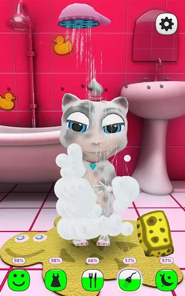 My Talking Kitty Cat  [МОД Unlocked] Screenshot 2